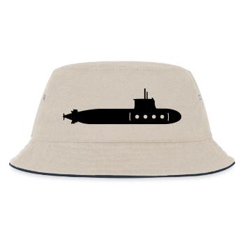 U-Boot - Kinder Bucket Hat - Natur/Navy - Vorne