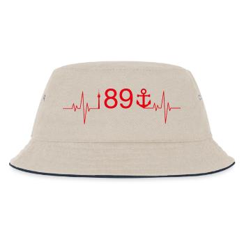 Düsseldorf Fans - Kinder Bucket Hat - Natur/Navy - Vorne