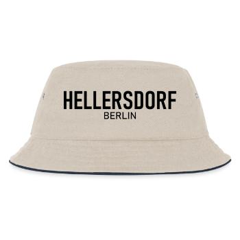 Hellersdorf - Berlin - Deutschland - Bezirk - Kinder Bucket Hat - Natur/Navy - Vorne
