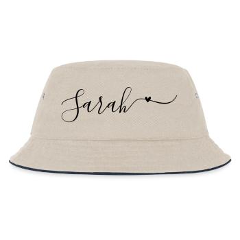 Sarah Prénom Prénom décoratif - Bob Enfant - blanc cassé/bleu marine - Devant