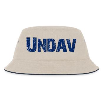 UNDAV German Soccer Star - Kinder Bucket Hat - Natur/Navy - Vorne