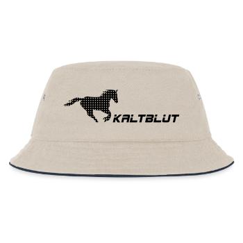 kaltblut - Kinder Bucket Hat - Natur/Navy - Vorne
