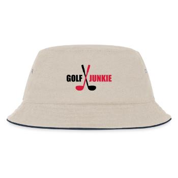 golf - Kinder Bucket Hat - Natur/Navy - Vorne
