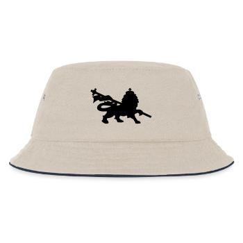 lion rasta dub music king fun symbol - Bob Enfant - blanc cassé/bleu marine - Devant