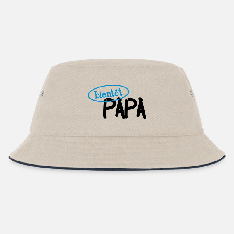 Bientôt Papa ! - Bob Enfant - blanc cassé/bleu marine