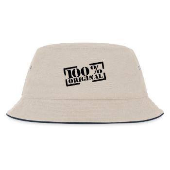 timbre original 100 % - Bob Enfant - blanc cassé/bleu marine - Devant