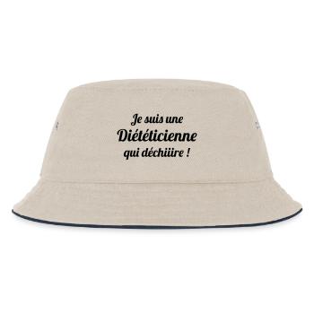 diététicien / diététique / régime / nutrition - Bob Enfant - blanc cassé/bleu marine - Devant