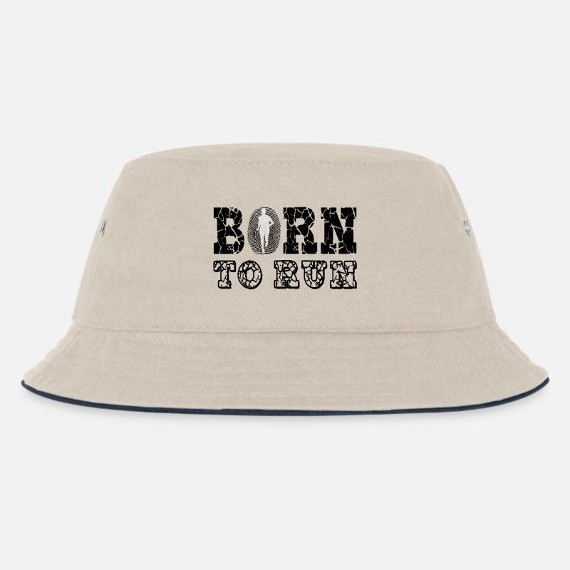 Runner - Kinder Bucket Hat - Natur/Navy
