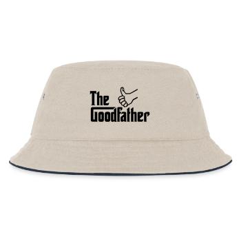 Der gute Vater Lustige Vatertag Geburt Geschenk - Kinder Bucket Hat - Natur/Navy - Vorne