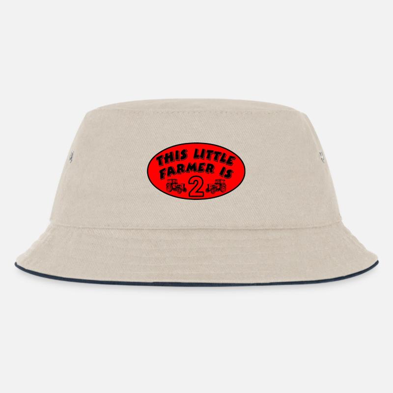 Bauer - Kinder Bucket Hat - Natur/Navy