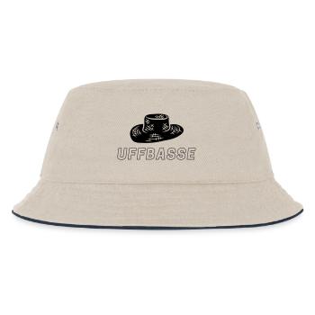 Strohhutliebe - Kinder Bucket Hat - Natur/Navy - Vorne