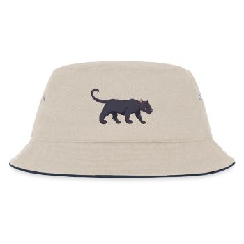 Panther - Kinder Bucket Hat - Natur/Navy - Vorne