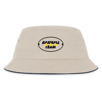 Baseballmannschaft – Sport - Kinder Bucket Hat - Natur/Navy - Vorne