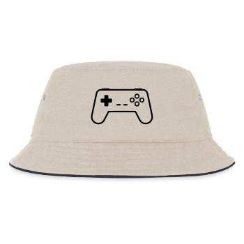 Profil de manette de manette de jeu Vector de jeu - Bob Enfant - blanc cassé/bleu marine - Devant