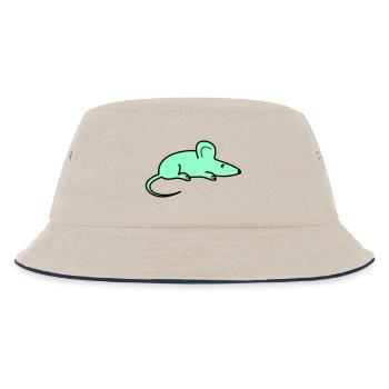 Silhouette de souris menthe - Bob Enfant - blanc cassé/bleu marine - Devant