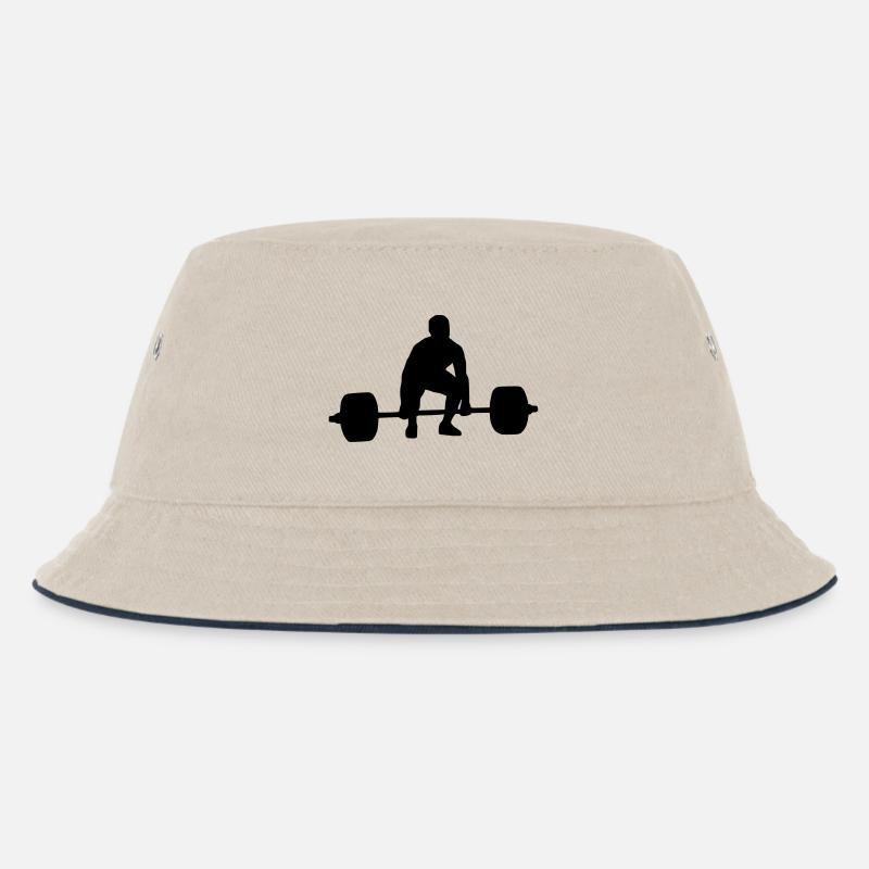 Umsetzen start position - Kinder Bucket Hat - Natur/Navy