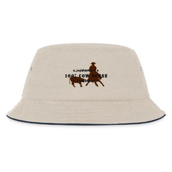 (cowsense_2c) - Kinder Bucket Hat - Natur/Navy - Vorne