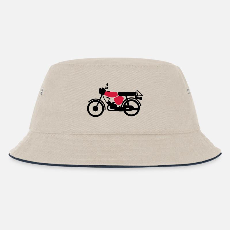 Fahrzeug - Simson S51 - Kinder Bucket Hat - Natur/Navy