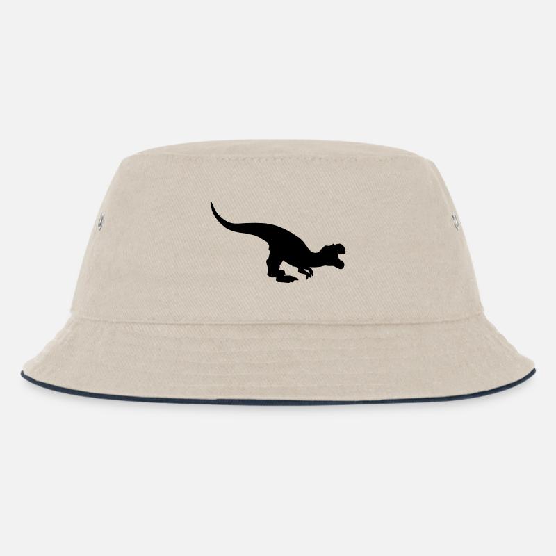 Dinosaurier primeval times Urzeit TRex T-Rex Earth - Kinder Bucket Hat - Natur/Navy