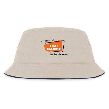 Ich bin dieser Taxifahrer von dem alle reden - Kinder Bucket Hat - Natur/Navy - Vorne