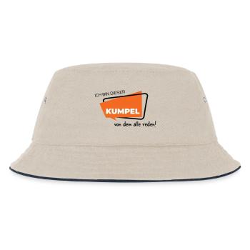 Ich bin dieser Kumpel von dem alle reden - Kinder Bucket Hat - Natur/Navy - Vorne