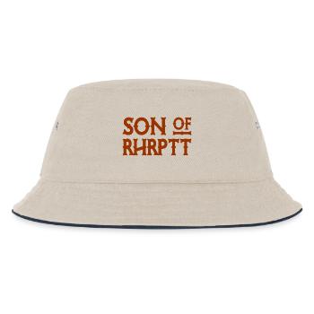 Son of Rhrptt - Ruhrpott - Zeche - Zollverein - Kids’ Bucket Hat - ecru/navy - Front