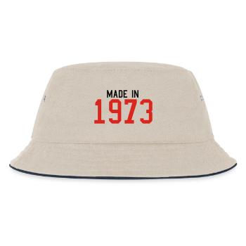 1973 - Kinder Bucket Hat - Natur/Navy - Vorne