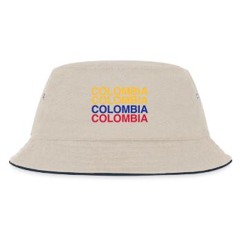 KOLUMBIEN Drapeau colombien - COLOMBIE - Bob Enfant - blanc cassé/bleu marine - Devant