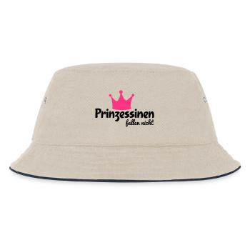 lustig - Kinder Bucket Hat - Natur/Navy - Vorne