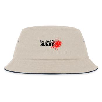 LE RUGBY - Bob Enfant - blanc cassé/bleu marine - Devant