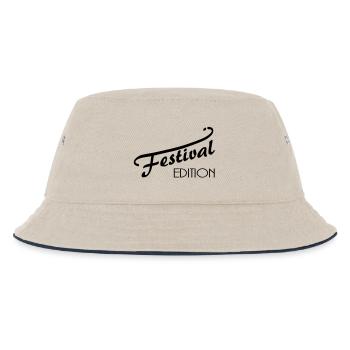 Festival Edition I - Kinder Bucket Hat - Natur/Navy - Vorne