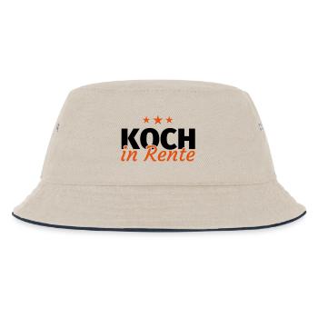 Koch Rente - Kinder Bucket Hat - Natur/Navy - Vorne