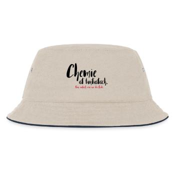 Chemie ist fantastisch - Kinder Bucket Hat - Natur/Navy - Vorne