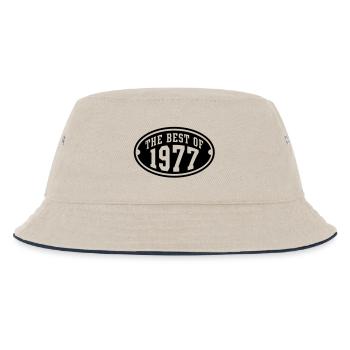 THE BEST OF 1977 - Birthday Geburtstag Design - Kinder Bucket Hat - Natur/Navy - Vorne