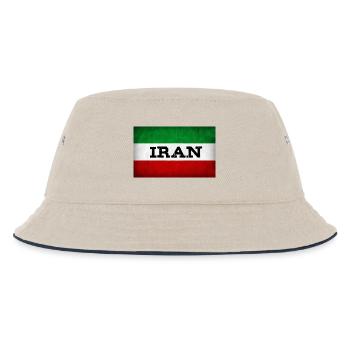IRAN - Kinder Bucket Hat - Natur/Navy - Vorne