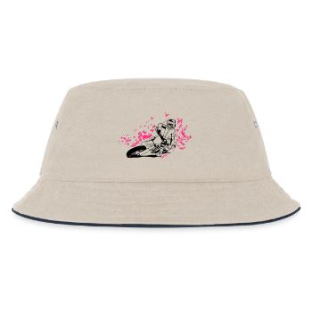 Supermoto - Kinder Bucket Hat - Natur/Navy - Vorne