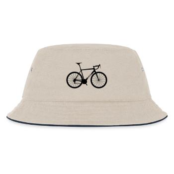 Fahrrad - Kinder Bucket Hat - Natur/Navy - Vorne