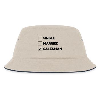 commercial / vente / vendeur / vendeuse - Bob Enfant - blanc cassé/bleu marine - Devant