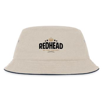 redhead of the century funny crown stars - Kids’ Bucket Hat - ecru/navy - Front