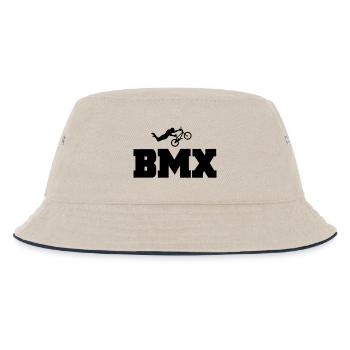bmx - Kinder Bucket Hat - Natur/Navy - Vorne
