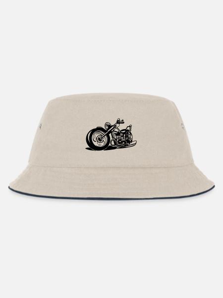 Chopper / moto - Bob Enfant - blanc cassé/bleu marine