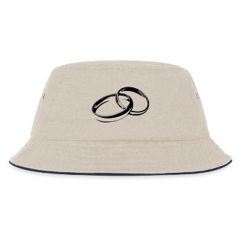 Alliances Bagues de mariage Bagues de mariage - Bob Enfant - blanc cassé/bleu marine - Devant