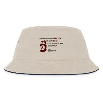 Perikles D - Kinder Bucket Hat - Natur/Navy - Vorne