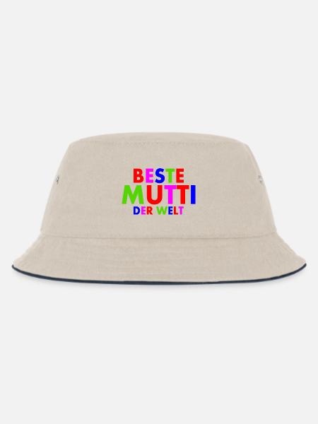Beste mutti der welt - Kinder Bucket Hat - Natur/Navy