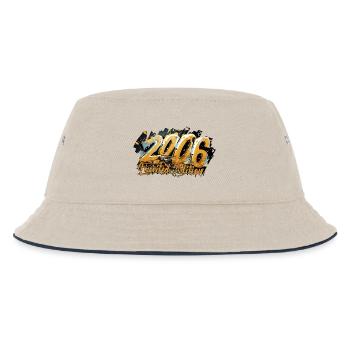 Limited Edition Geburtsjahr 2006 Geburtstag - Kinder Bucket Hat - Natur/Navy - Vorne