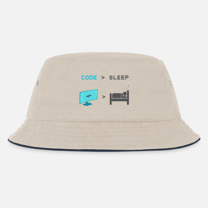 Code vs Veille : codeur en mode veille - Bob Enfant - blanc cassé/bleu marine