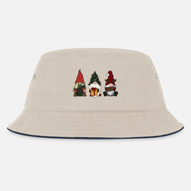 Wichtel - Kinder Bucket Hat - Natur/Navy