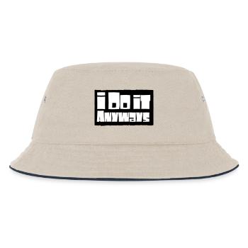 i do it anyways - Kinder Bucket Hat - Natur/Navy - Vorne