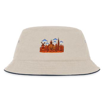 Amsterdam Skyline - Bob Enfant - blanc cassé/bleu marine - Devant