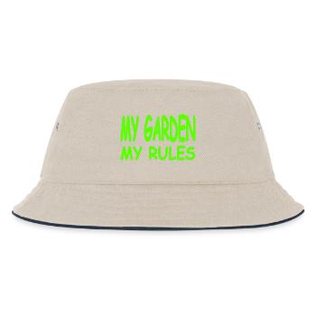 Garten - Kinder Bucket Hat - Natur/Navy - Vorne